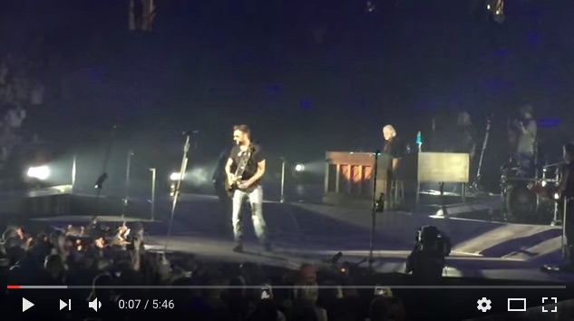 Eric Church Dixie Chicken Little Feat cover in Denver with Chuck Leavell